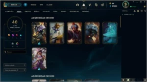 Conta LoL Platina IV com Skin Kayle Juíza e muito espólio - League of Legends
