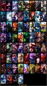 Conta gold 1 com + de 60 skin e todos os champ - League of Legends LOL