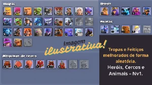 CV14 | 5 Construtores • Muros FULL + Troca de Nick Grátis ✔ - Clash of Clans