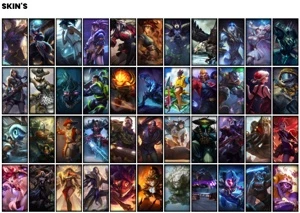 Conta prata 2 com 145 Champs e 91 Skins - League of Legends LOL