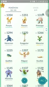 Conta Pokémon Go
