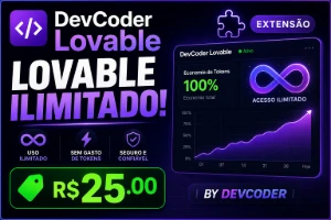 🚀 DevCoder Lovable 2.0 — Extensão Lovable ILIMITADO! - Inteligência Artificial