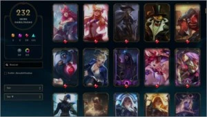 Conta Lol gold 3 , 232 skins, 26 pet de tft - League of Legends