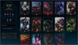 Conta Lol gold 3 , 232 skins, 26 pet de tft - League of Legends