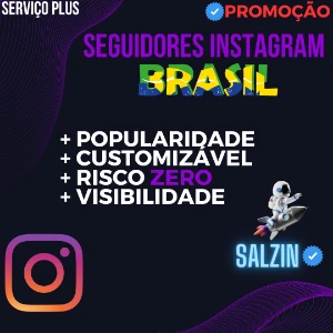 SEGUIDORES BRASILEIROS INSTAGRAM COM REPOSIÇÃO - Redes Sociais