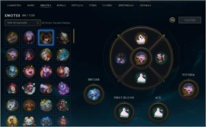 CONTA LOL SEASON 2 TODOS CHAMPIONS 276 SKINS PLAT 4 - League of Legends