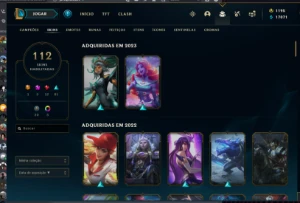 Conta lol g3 com 112 skins - League of Legends