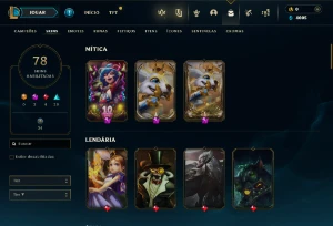 Conta Nfa Inativa Com Varias Skins E Fizz Prestigio - League of Legends LOL