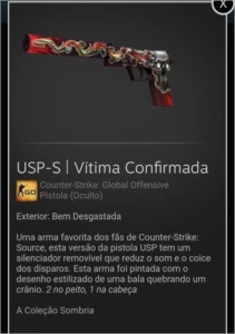 USP- Vítima Confirmada - Counter Strike CS
