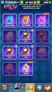 Conta de Clash Royale nível  13 quase 14
