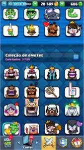 Conta de Clash Royale nível  13 quase 14