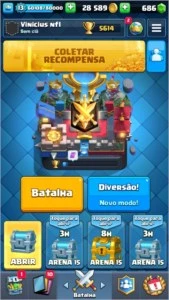 Conta de Clash Royale nível  13 quase 14