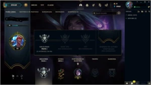 Conta prata 1 75% winrate - League of Legends LOL