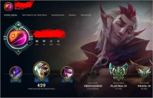 Conta League of Legends TODOS CAMPEÕES LOL