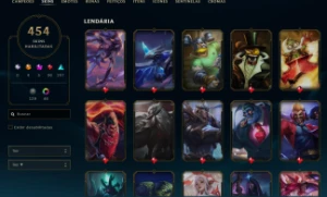 Conta LoL 454 Skins +R$ 4.000,00 Investidos!! - League of Legends