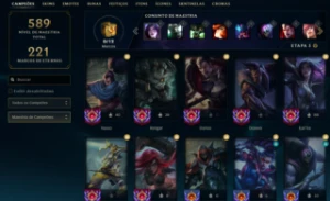 Conta LoL 454 Skins +R$ 4.000,00 Investidos!! - League of Legends