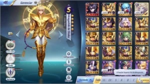 SAINT SEIYA AWAKENING - COM 1230 GEMAS AVANÇADAS E LIVROS SSA