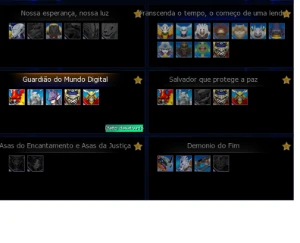 Conta 6U mid /end game - Digimon Masters Online DMO