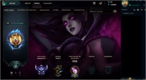 Conta Diamante - Todos os Campeões e 309 skins. - League of Legends LOL