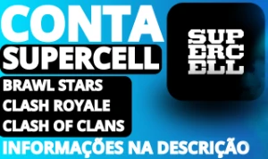 Conta Supercell Brawl Stars + Clash Royale + Clash Of Clans