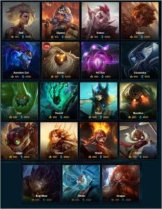 Conta de LoL / Level 508 / Prata II / 95 Skins - League of Legends