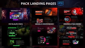 Landing Pages Iptv - Alta Conversão + BRINDES