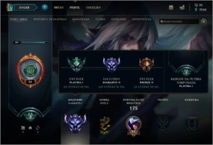 CONTA DIAMANTE 2 MMR ALTO - League of Legends LOL