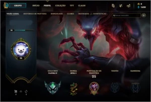 CONTA LOL PLATINA SMURF - League of Legends