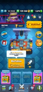 Conta de clash royale