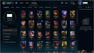 Conta League of Legends - Ouro 1 - 78 Campeoes e 33 Skins LOL