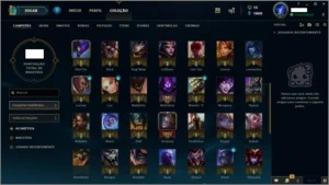 Conta League of Legends - Ouro 1 - 78 Campeoes e 33 Skins LOL
