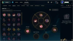Conta League of Legends - Ouro 1 - 78 Campeoes e 33 Skins LOL