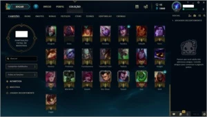 Conta League of Legends - Ouro 1 - 78 Campeoes e 33 Skins LOL