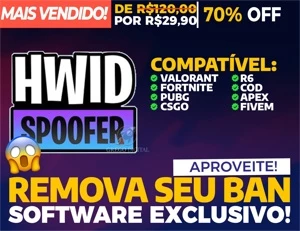 REMOVE BANIMENTO DE HWID - HARDWARE - PERMANENTE - Valorant