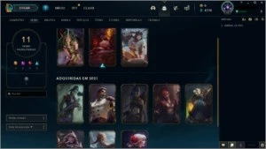 VENDO CONTA PLATINA 1 MMR ALTO COM 60% DE W/R - League of Legends LOL