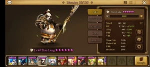 Conta SW GLOBAL - TiangLang (Panda light) - Summoners War