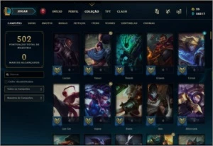 Conta Unranked com mais de R$8000 Investidos - League of Legends LOL