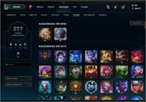 Conta Unranked com mais de R$8000 Investidos - League of Legends LOL