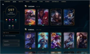 Conta - 697 Skins - League of Legends LOL