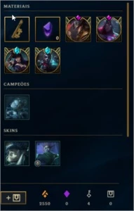 Conta - 697 Skins - League of Legends LOL