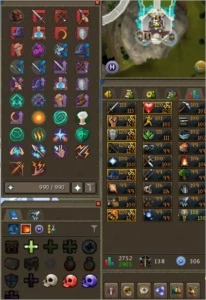 Conta Max 8 120, todos os codèx do jogo, armaduras lvl 20 - Runescape RS