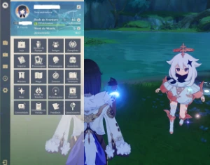 Conta Genshin Impact AR45 com personagens 4 estrelas