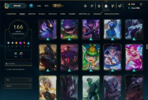 Unranked com TODOS os Champs e 166 Skins ( JG / ADC / ADC ) - League of Legends LOL