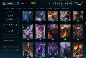 Unranked com TODOS os Champs e 166 Skins ( JG / ADC / ADC ) - League of Legends LOL