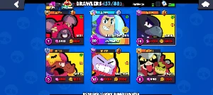 Conta antiga de brawl com 3 passes - Brawl Stars