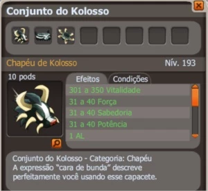 set kolosso completo SPIRITIA) - Dofus
