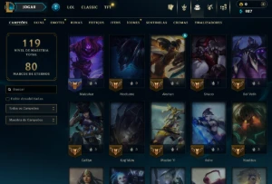 [Entrega Automática] Conta Lol Ouro, 43 Skins, honra 4 - League of Legends