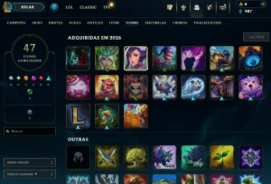 [Entrega Automática] Conta Lol Ouro, 43 Skins, honra 4 - League of Legends