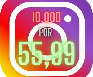 10.000 SEGUIDORES INSTAGRAM - Redes Sociais
