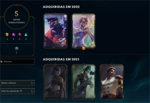 conta platina 4 57% wr barata - League of Legends LOL